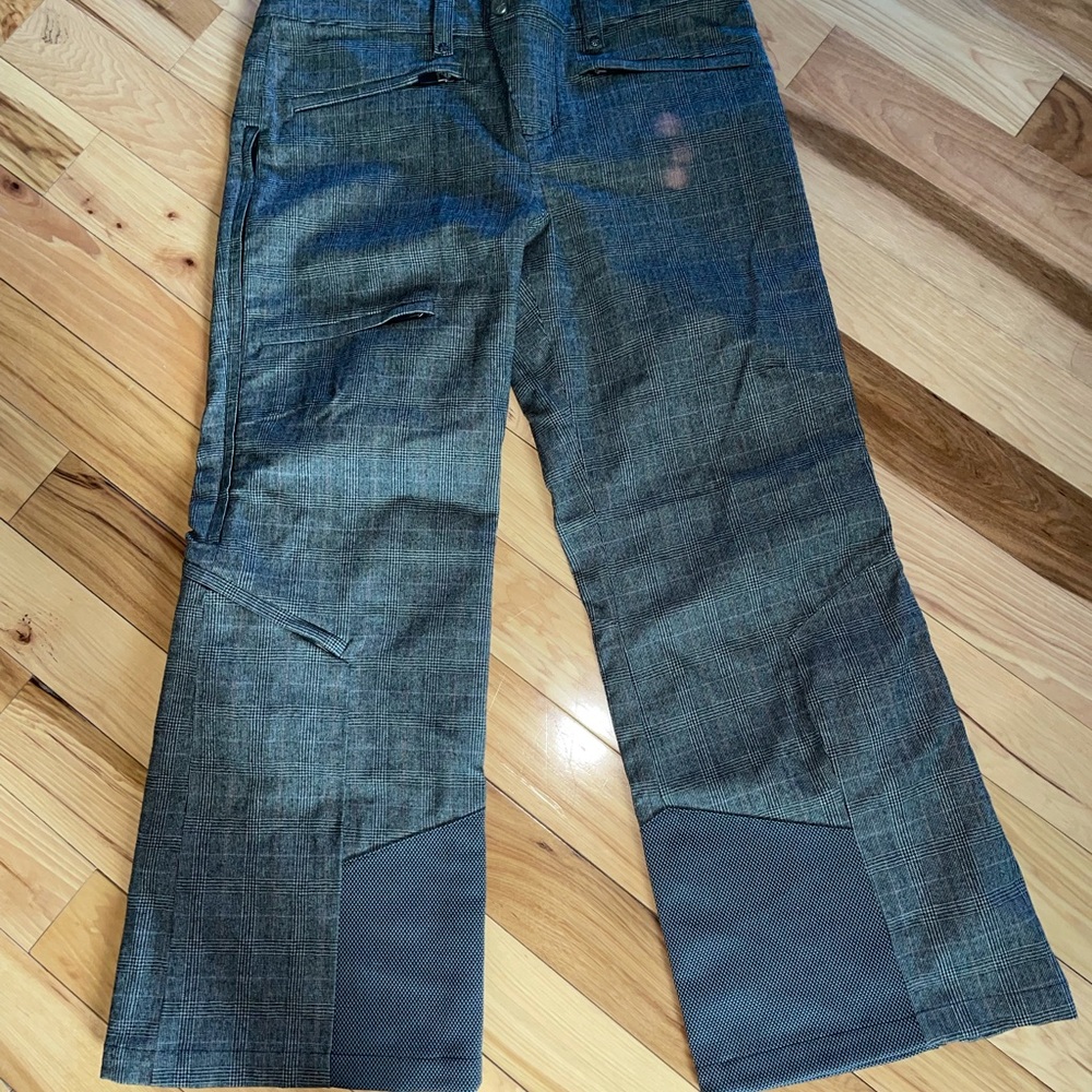 Athleta plaid ski pants